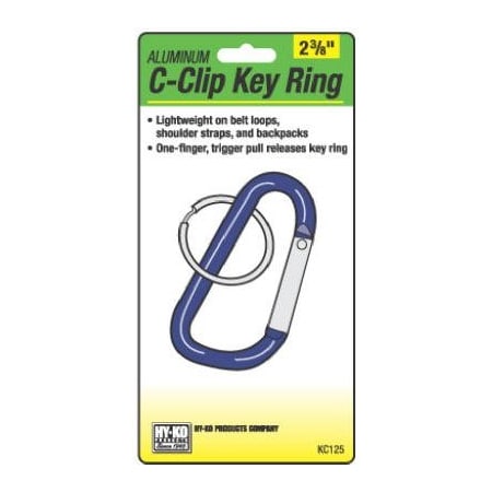 Hy-Ko Prod SM CClip Key Ring KC125